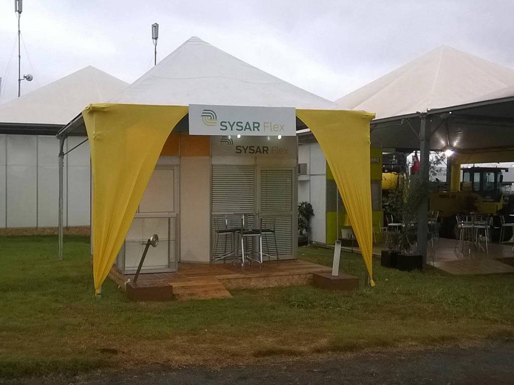 Montagem Básica Externa 5 - Sistema modular octanorm para feiras