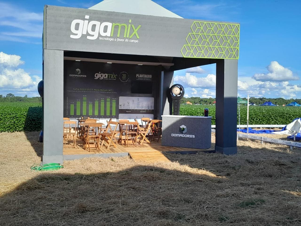 Projeto AGROBRASILIA-DF - Estande na principal feira agropecuária do Centro-Oeste